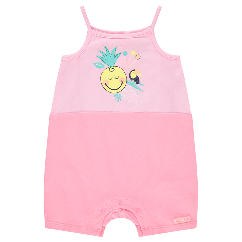 Κοντό ολόσωμο φορμάκι με στάμπα ©Smiley  Additional Κοντό ολόσωμο φορμάκι με στάμπα ©Smiley