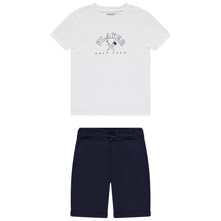 Σέτ κοντό 2 τμχ. με σχέδιο για αγόρι 
