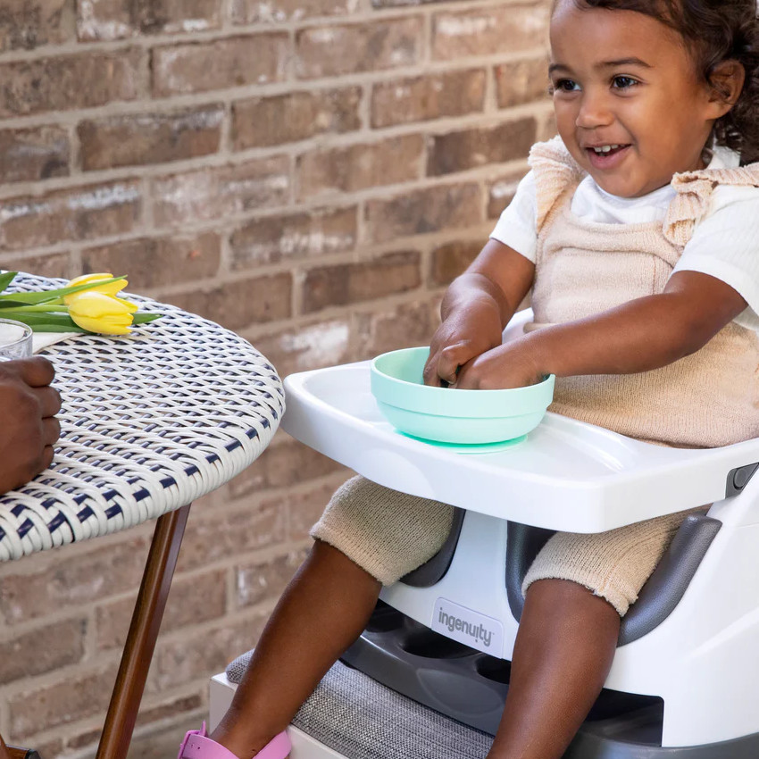 Καρεκλάκι Φαγητού Ingenuity Baby Base 2-in-1™ Seat - Slate 