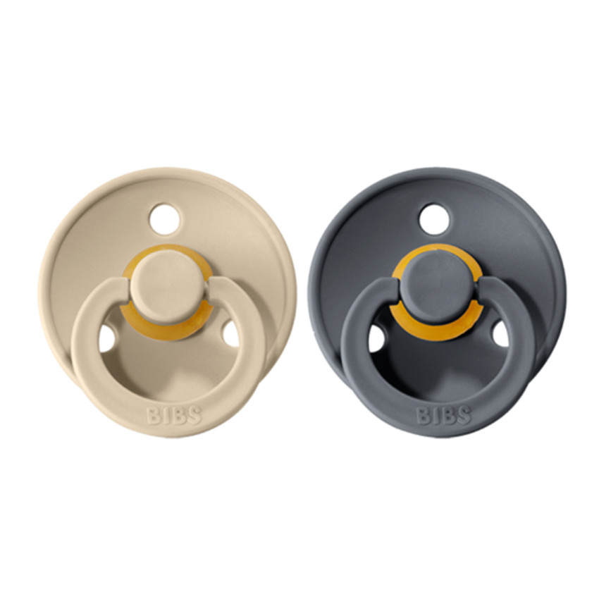 Bibs Πιπιλες Colour 2 Pack No 2 – Sand/Iron  Additional Bibs Πιπιλες Colour 2 Pack No 2 – Sand/Iron