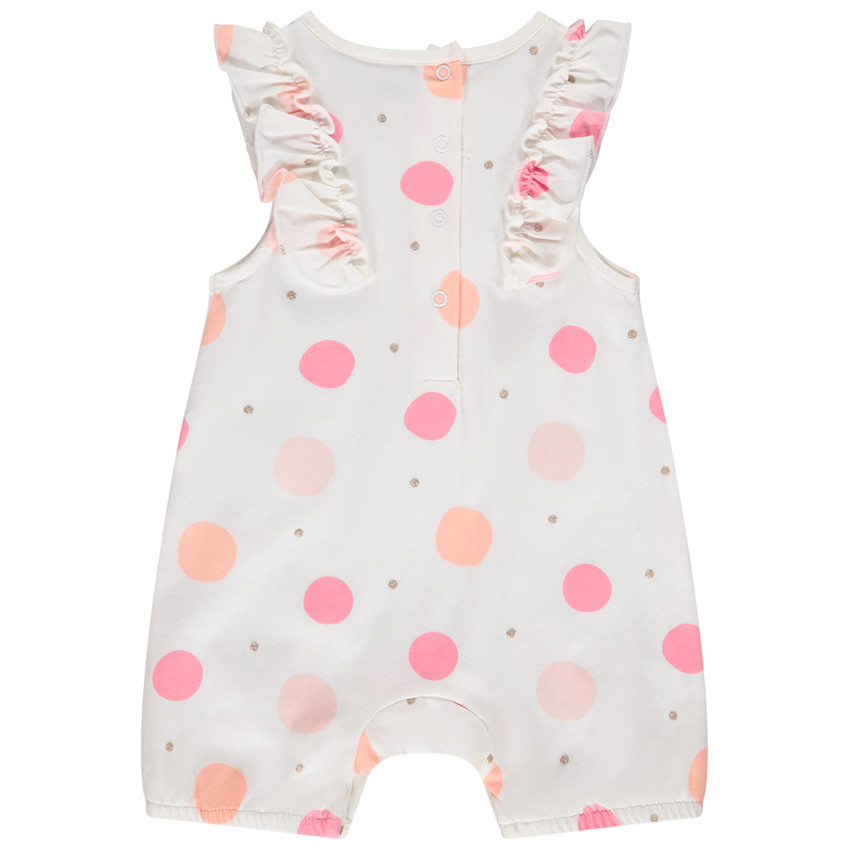 Σαλοπέτα κοντή με πουά σχέδιο για bebe κορίτσι 