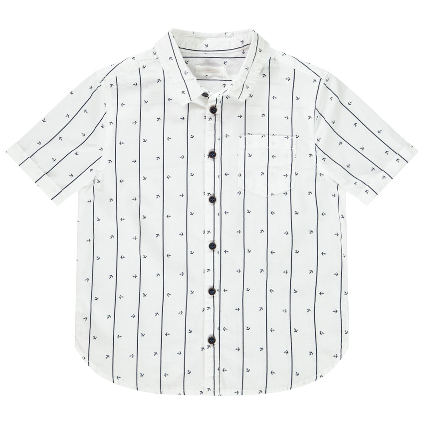 Πουκάμισο κοντομάνικο ριγέ για αγόρι 