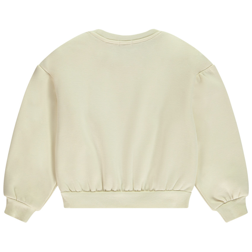 Φούτερ oversized με λουλούδια και φαντεζί σχέδια για κορίτσι 