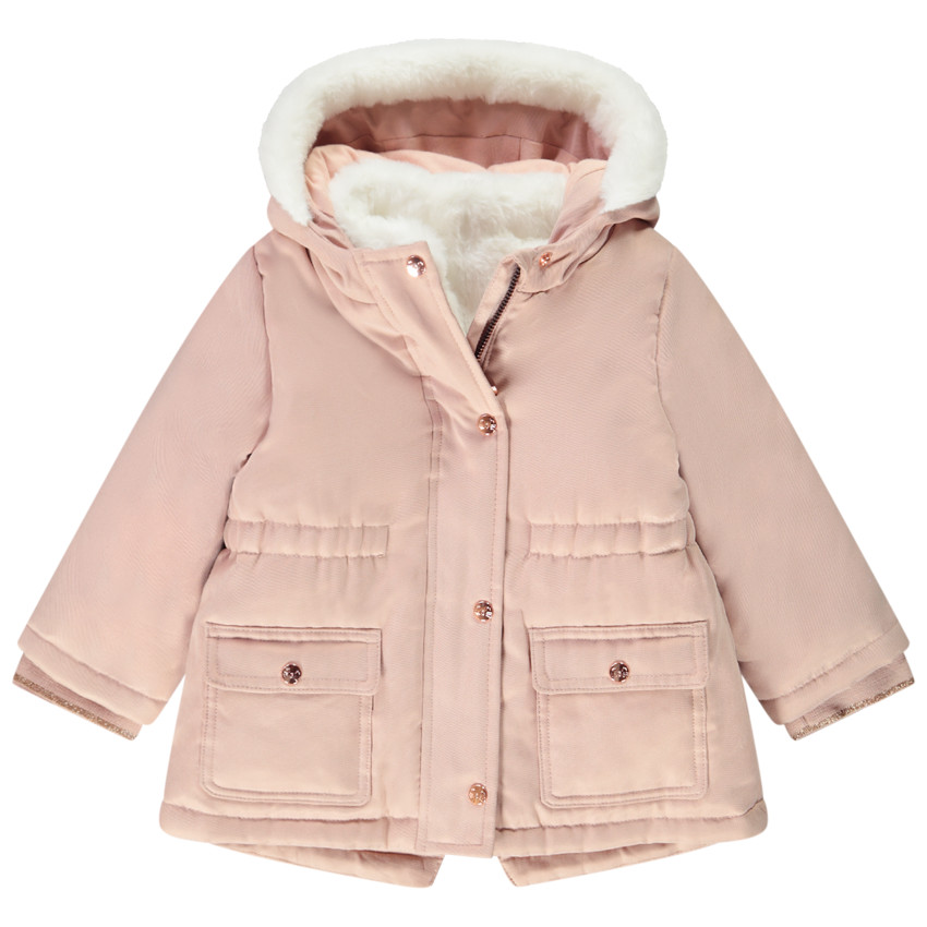 Parka Grand Froid 2 σε 1 με επένδυση από συνθετική γούνα για bebe κορίτσι 