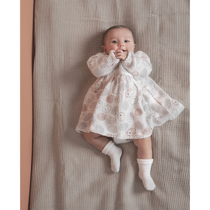 Φόρεμα στυλ γάζα Βαμβακερό με σχέδια σε όλη την επιφάνεια  Additional Φόρεμα στυλ γάζα Βαμβακερό με σχέδια σε όλη την επιφάνεια