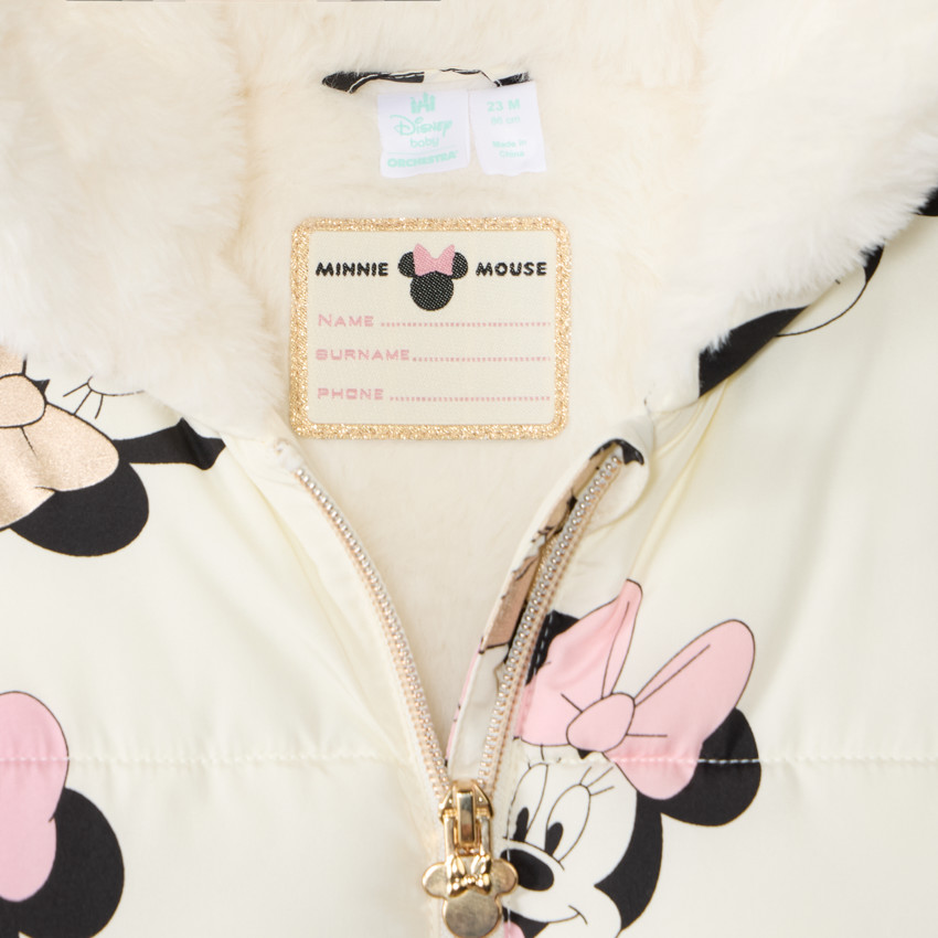 Doudoune imperméable Minnie Disney pour bébé fille 