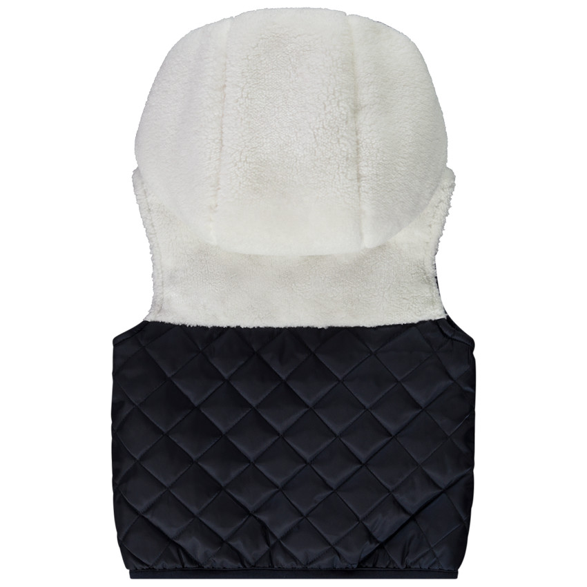 Αμάνικο μπουφάν bi-matière για bebe αγόρι 