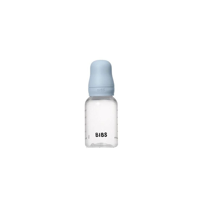 Πλαστικό Μπιμπερό Με Σιλικονούχα Θηλή 150ml Baby Blue Bibs  
