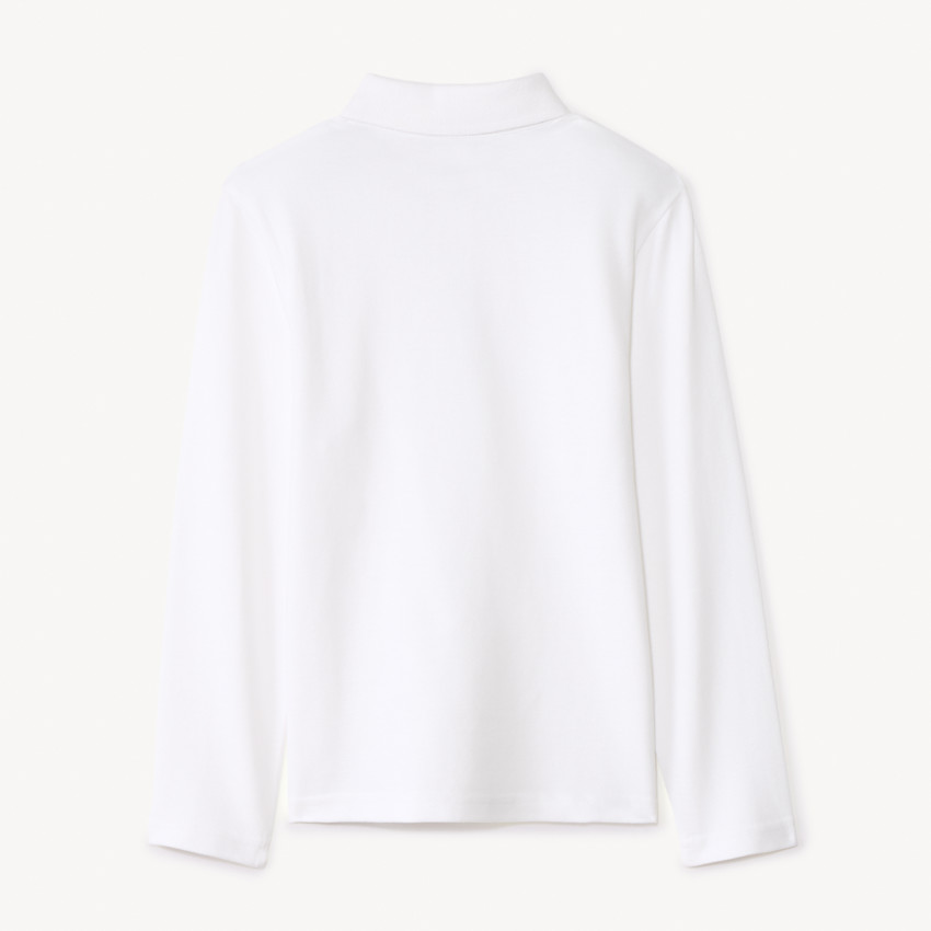 Σετ 2 polos μακρυμάνικα μονόχρωμα για αγόρι 