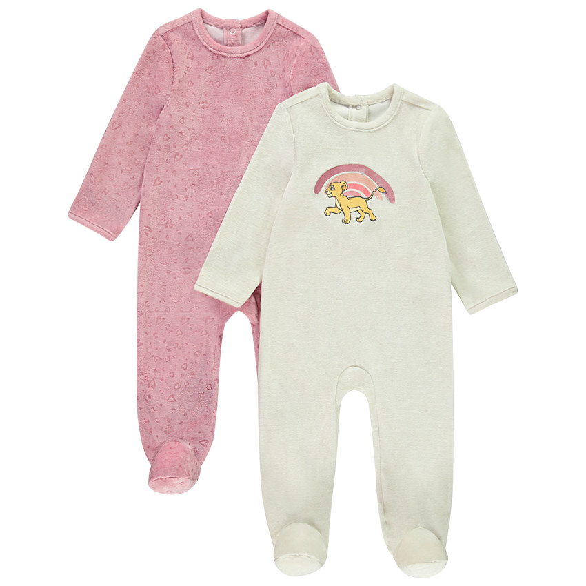 Σετ 2 φορμακιών βελουτέ Nala Disney για κορίτσι με διαφορετικά ανοίγματα ανάλογα με την ηλικία 