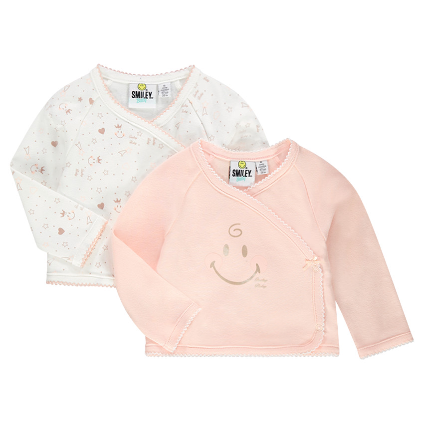 Σετ με 2 μπουστάκια ζέρσεϊ ©Smiley Baby 