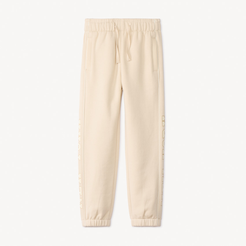 Jogging en molleton printé et pailleté pour fille 