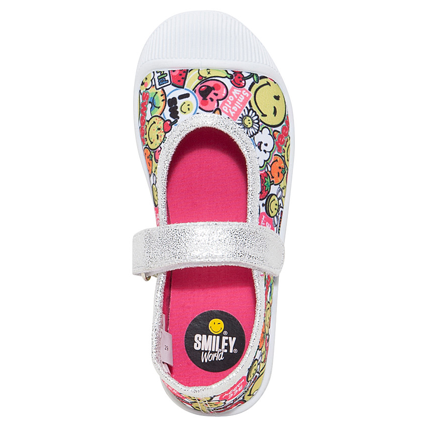 Παπουτσάκια υφασμάτινα με παγιέτες σε σχέδιο &copy;Smiley 