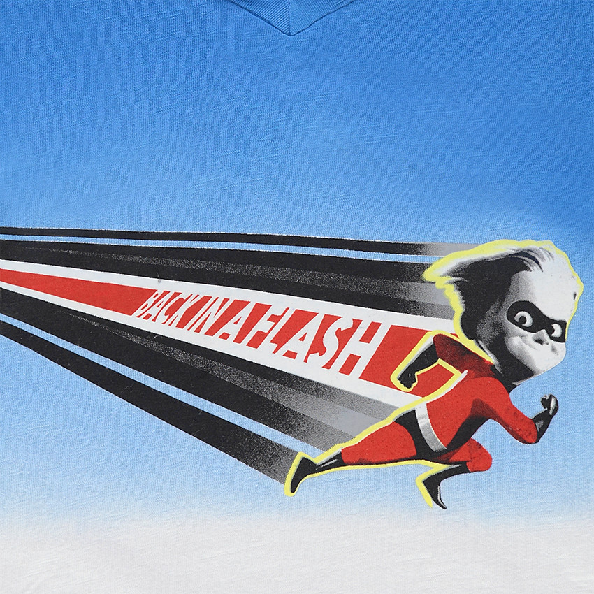 Kοντομάνικη μπλούζα tie & dye με τύπωμα σούπερ ήρωες της ©Disney  