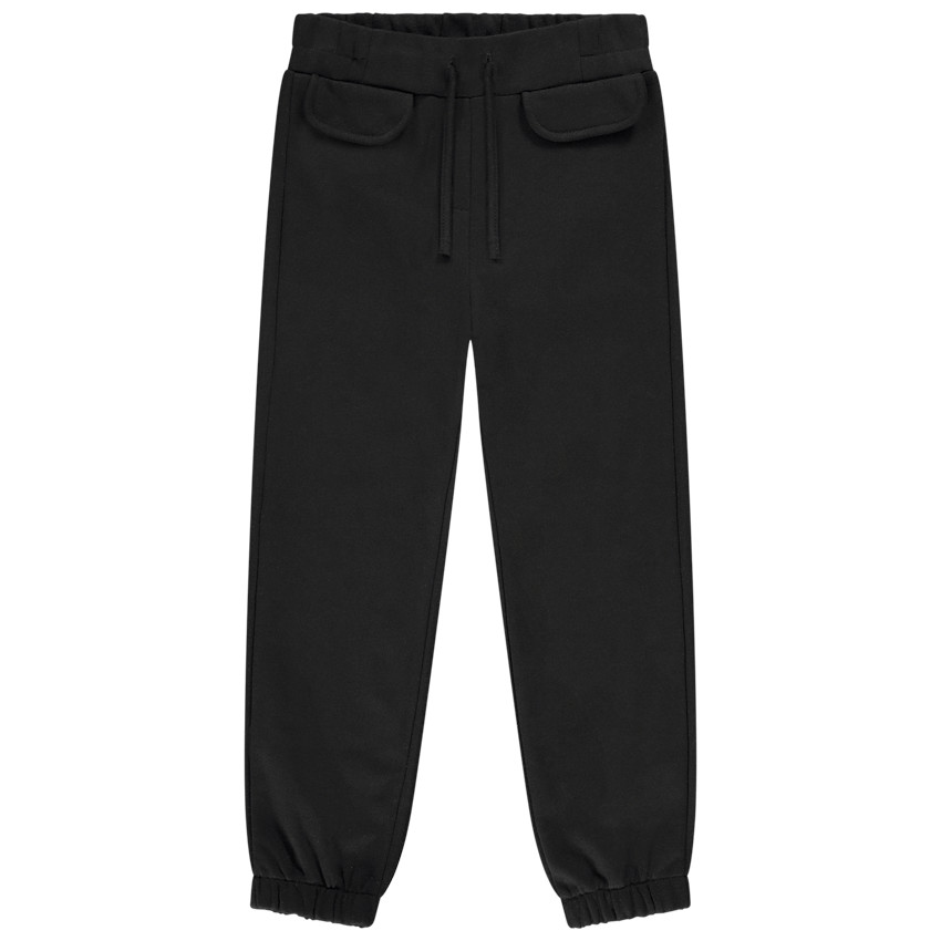 Παντελόνι φόρμας molleton μονόχρωμο για κορίτσι 