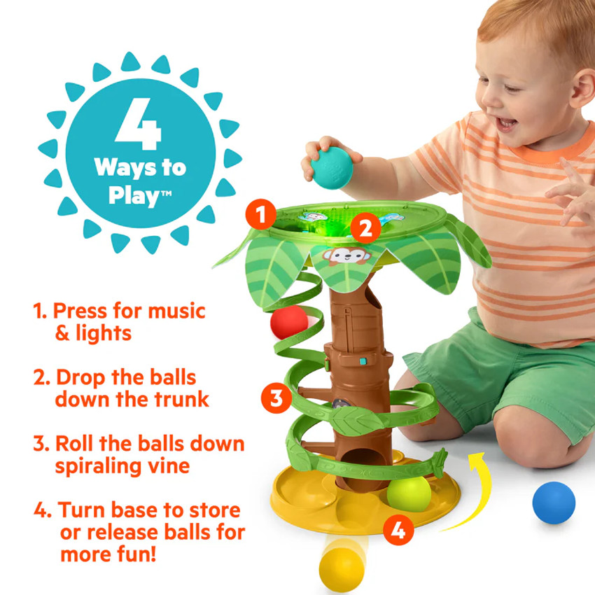 Παιχνίδι Bright Starts Bb Ball Play Toy Tropical Twiel  