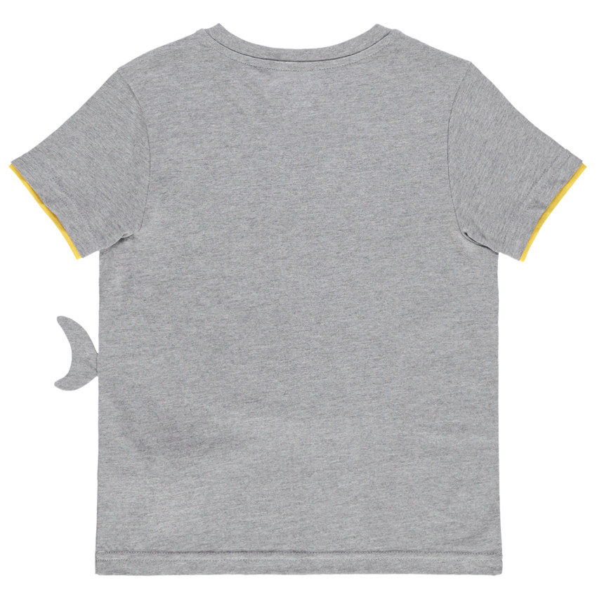 Κοντομάνικη μπλούζα από ζέρσεϊ με στάμπα καρχαρία  Additional Κοντομάνικη μπλούζα από ζέρσεϊ με στάμπα καρχαρία