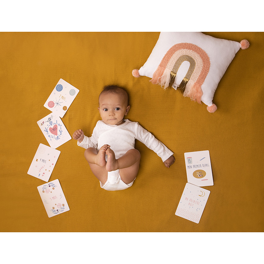 Κάρτες φωτογραφίας γέννησης bebe κορίτσι x28 