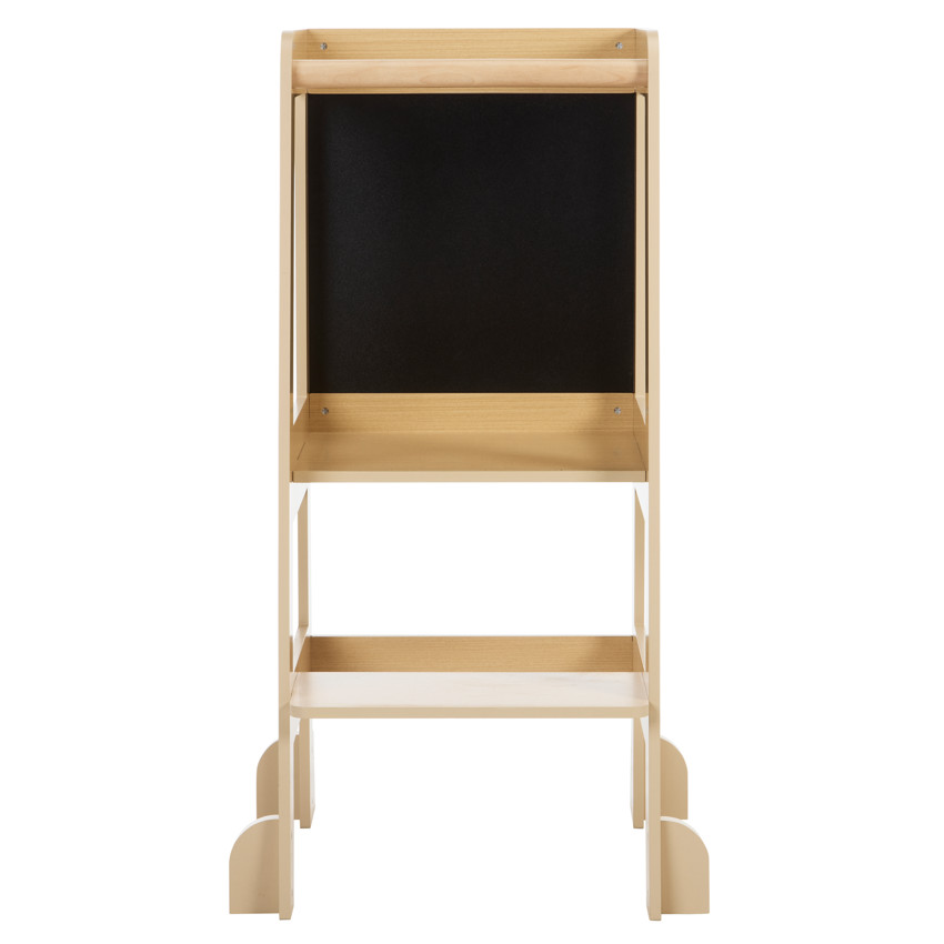 Πύργος εκμάθησης Premissori με μαυροπίνακα από ξύλο σε φυσικό χρώμα 