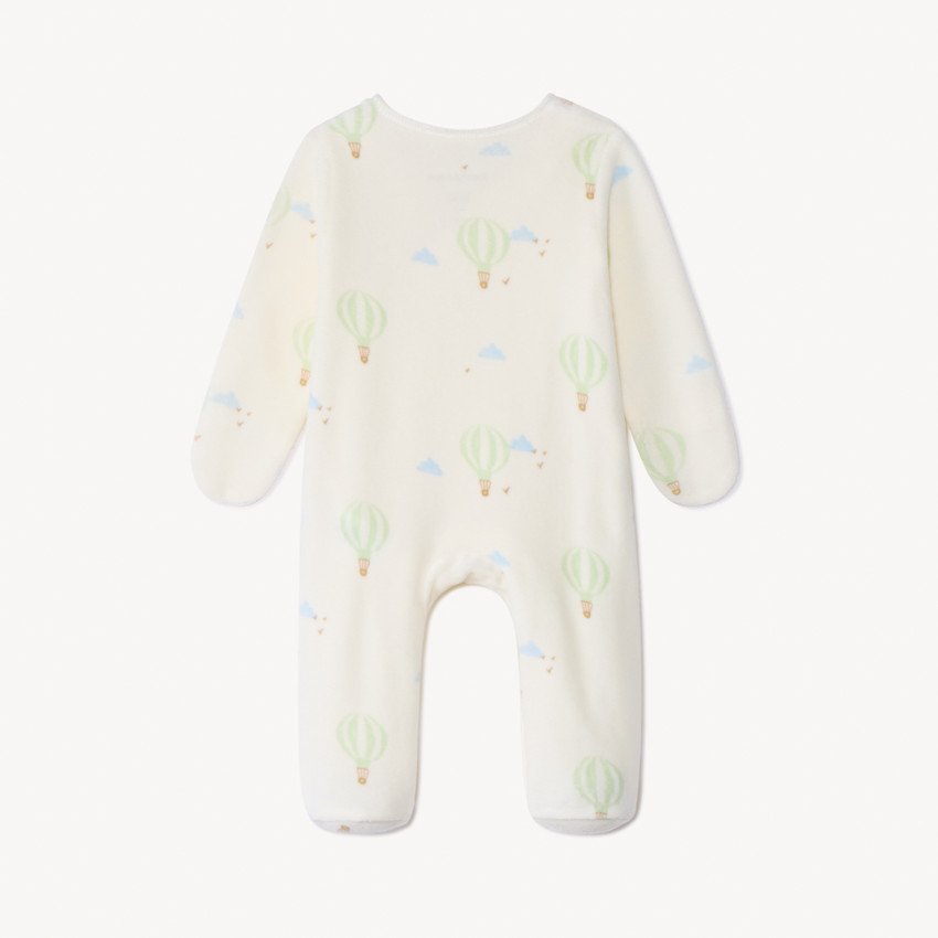 Φορμάκι βελουτέ με σχέδιο αερόστατα για πρόωρο μωρό 