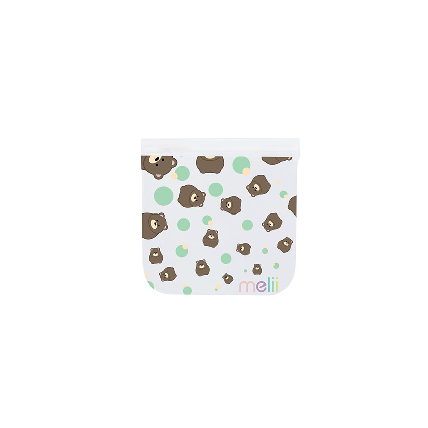 Επαναχρησιμοποιούμενα Τσαντάκια για σνακ 2 Panda + 2 Bear - Melii  