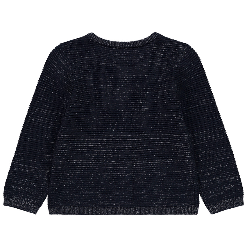 Ζακέτα πλεκτό με φαντεζί glitter για κορίτσι 