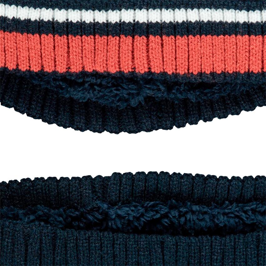 Σετ Σκούφος και  snood με επένδυση sherpa για αγόρι 