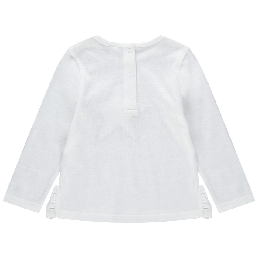 Μακρυμάνικη λεπτή μπλούζα με φαντεζί μοτίβο 