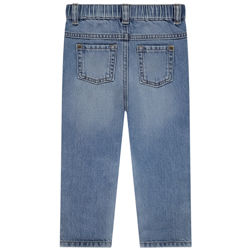 Τζιν ρέγκιουλαρ με ελαστική μέση για μωρό αγόρι 
