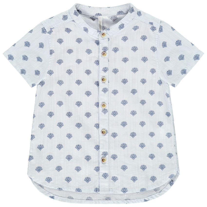 Πουκάμισο κοντομάνικο με σχέδιο φοίνικες για bebe αγόρι 