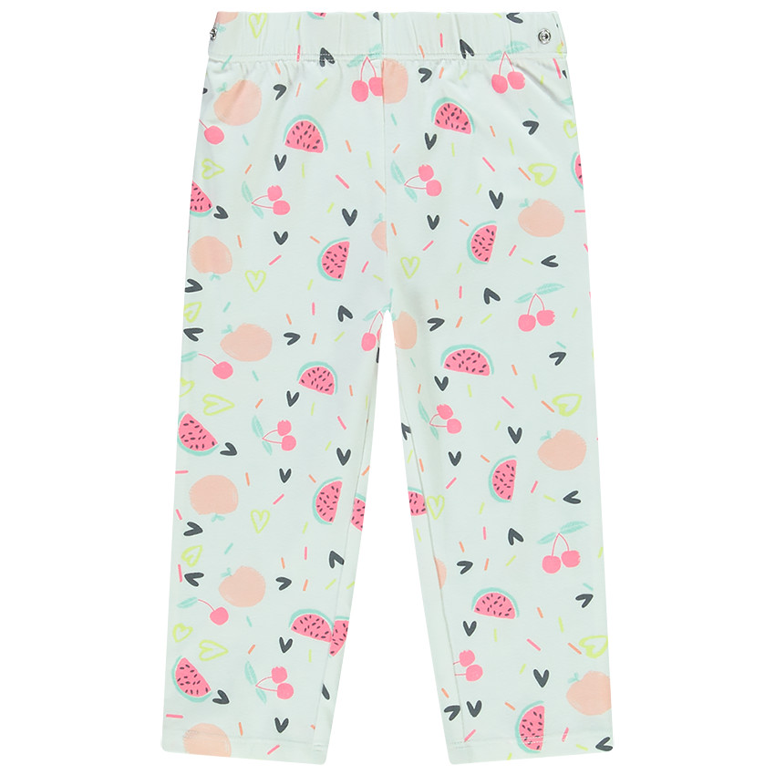 Pyjama 2 pièces t-shirt + pantalon pour bébé fille 
