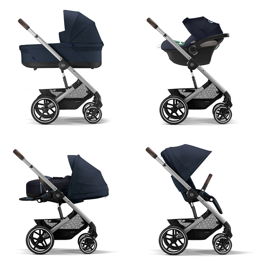 Παιδικό Καρότσι Balios S Lux - Μεταλλικός Σκελετός Silver / Κάθισμα Ocean Blue  Additional Παιδικό Καρότσι Balios S Lux - Μεταλλικός Σκελετός Silver / Κάθισμα Ocean Blue