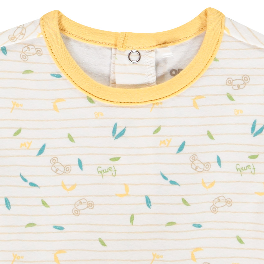 Φορμάκι jersey ριγέ με σχέδια φαντεζί για bebe αγόρι  Additional Φορμάκι jersey ριγέ με σχέδια φαντεζί για bebe αγόρι