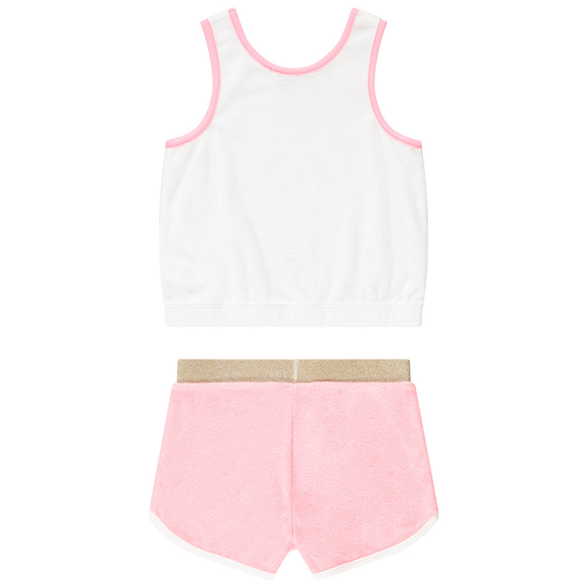 Ensemble de plage débardeur + short pour fille 