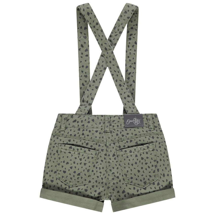 Σόρτς εμπριμέ με τιράντες    