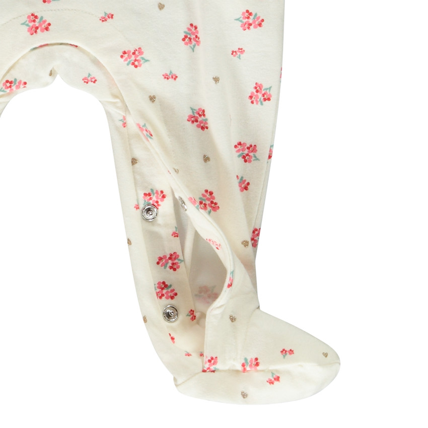 Φορμάκι από jersey με λουλουδάτο σχέδιο για bebe κορίτσι 