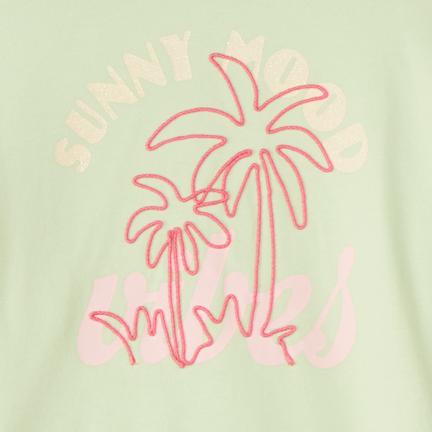 Φούτερ από φλις με σχέδιο φοίνικες για κορίτσια. 