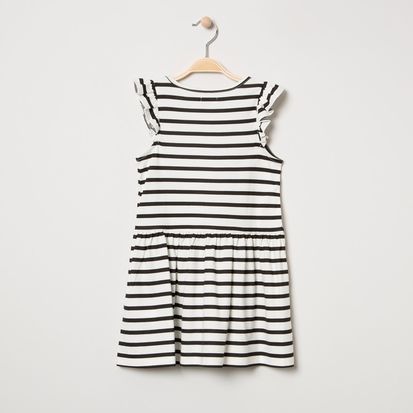 Φόρεμα με βολάν στα μανίκια και μοτίβο Μίνι από «μαγικές» πούλιες 