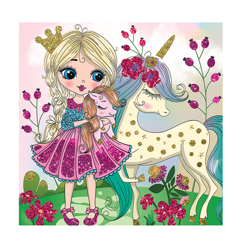 Χειροτεχνία Με Γκλίτερ Πριγκίπισσες Glitter Fantasy AS Art   