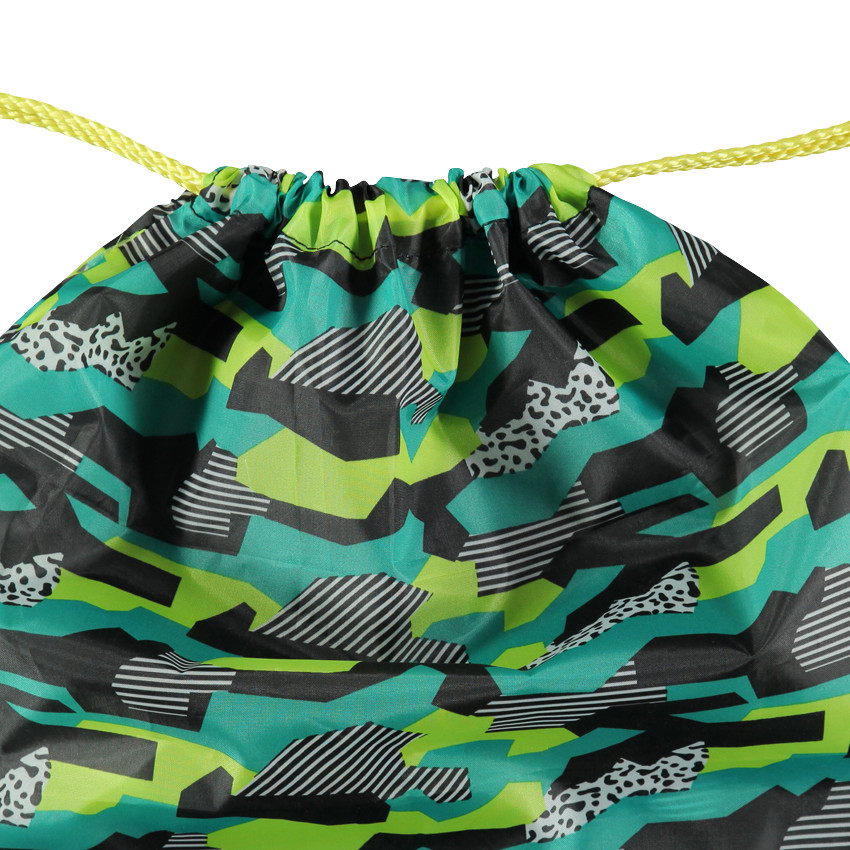 Sac baluchon imprimé camouflage 