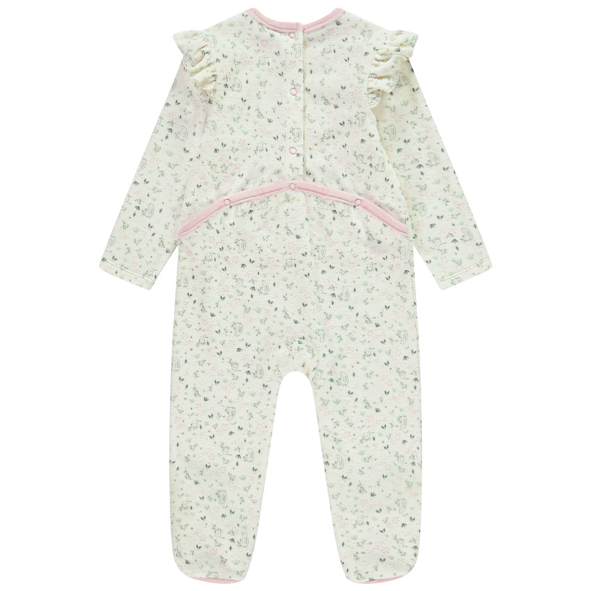 Σετ 2 βελουτέ φορμάκια με σχέδιο πουλιών για κορίτσι με διαφορετικές ανοίξεις ανάλογα με την ηλικία 