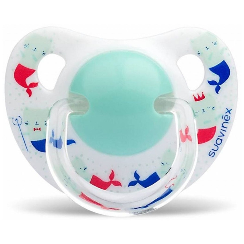 Suavinex Ανατομική Πιπίλα Σιλικόνης Green Mermaids 6-18m 