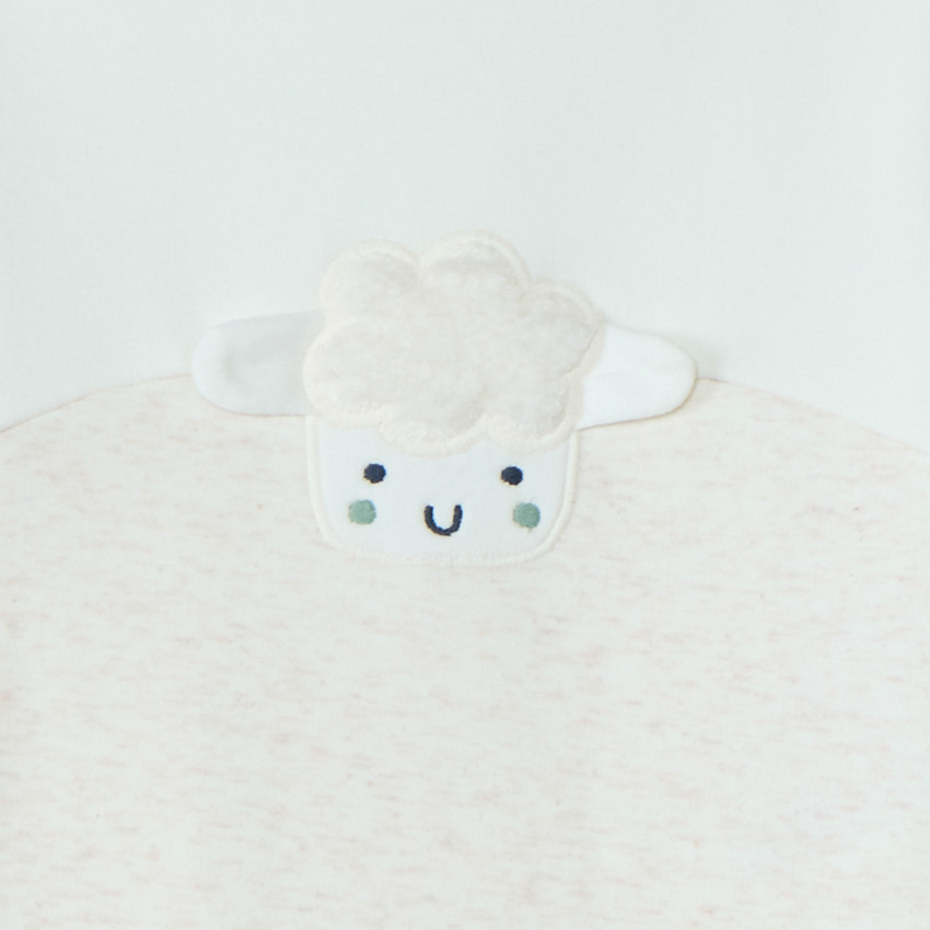 Διπλόχρωμο φορμάκι μωρού με επένδυση από σέρπα. 