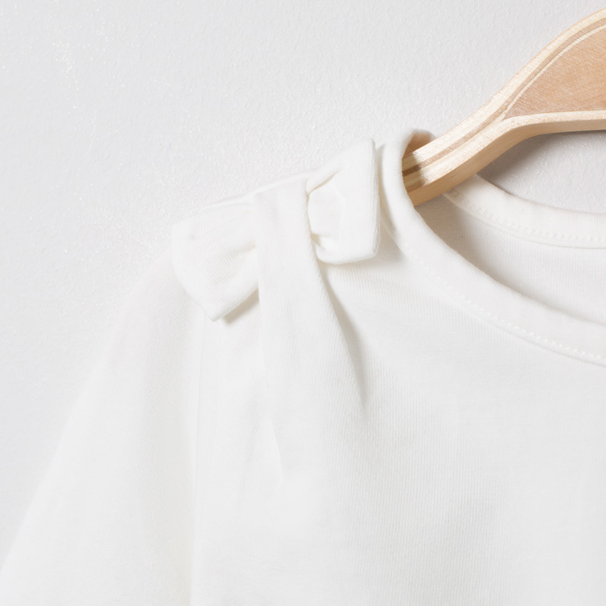 T-shirt manches longues motif Minnie Disney avec noeuds en relief 