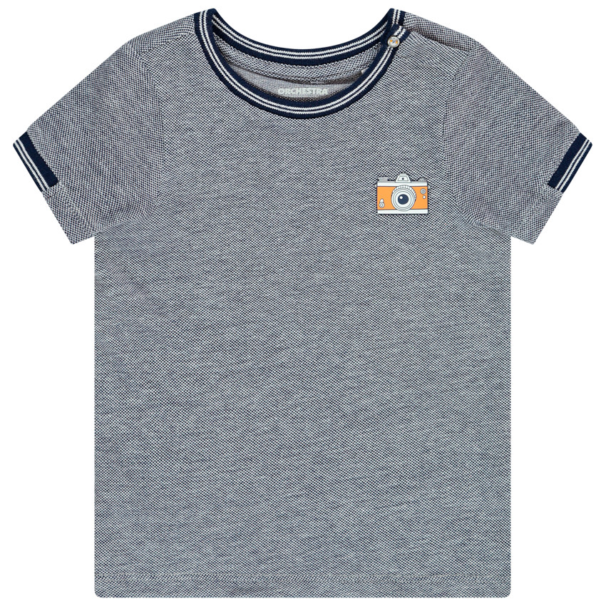 T-shirt κοντομάνικο jersey twisteed για bebe αγόρι 