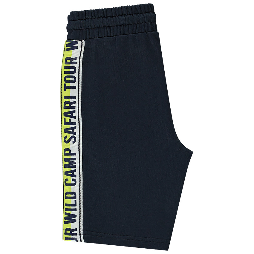 Bermuda french terry avec bande tissée en jacquard pour garçon Main Bermuda french terry avec bande tissée en jacquard pour garçon