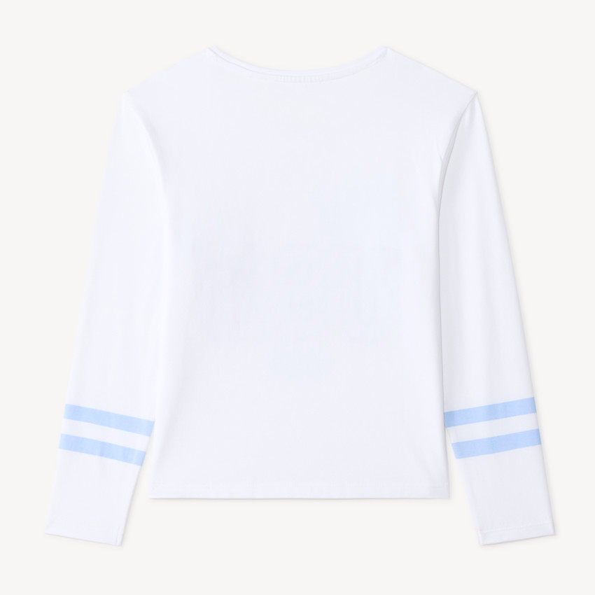 T-shirt κοριτσιού με μακριά μανίκια, εκτύπωση ΗΠΑ 