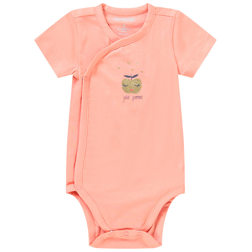 Lot de 7 bodies imprimé fruits pour bébé fille  Additional Lot de 7 bodies imprimé fruits pour bébé fille