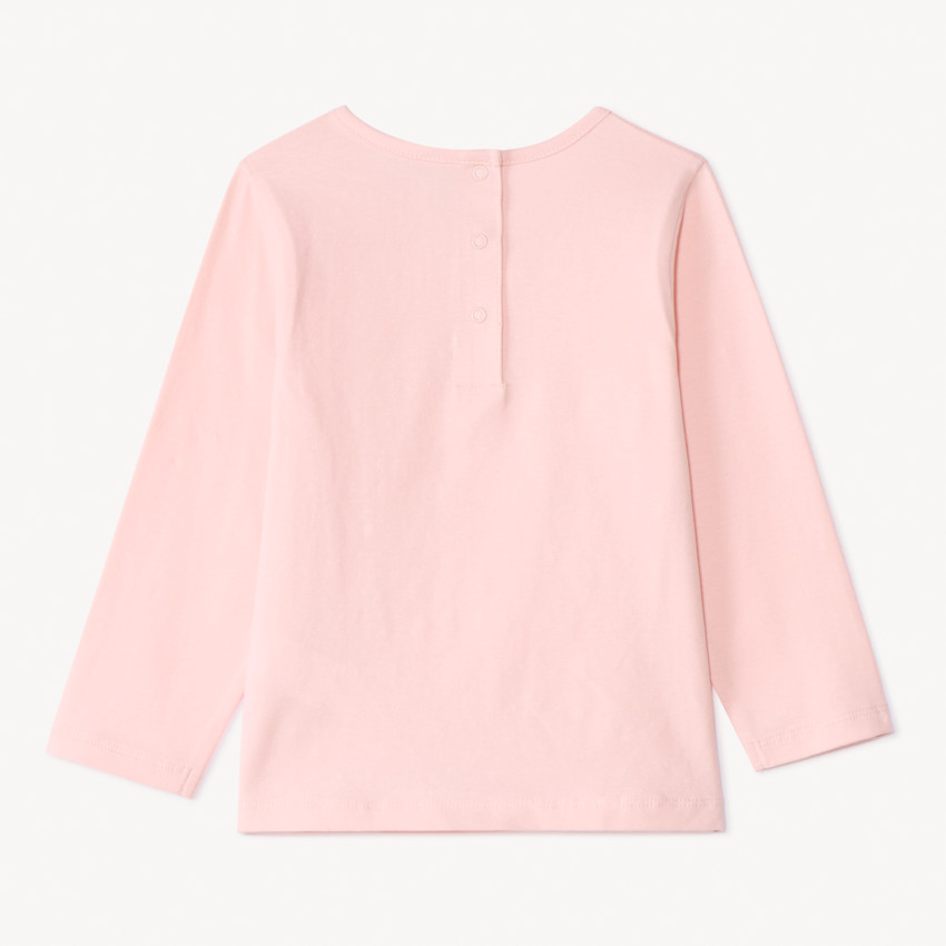 Lot de 3 t-shirts manches courtes uni pour bébé fille 