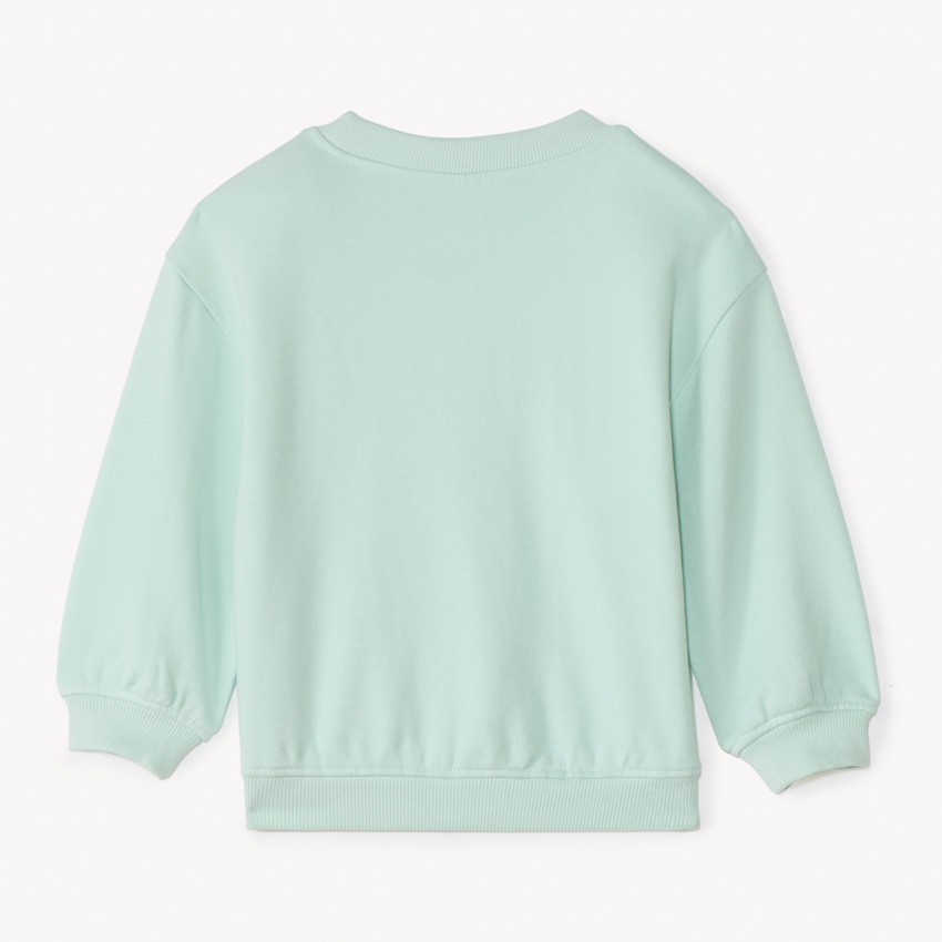 Φόρμα φούτερ oversized με φωτοτυπία για μωρό αγόρι 